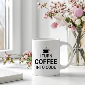 I Turn Coffee Into Code Mug