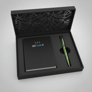 Minimal Desk Set – JUST CODE IT Edition