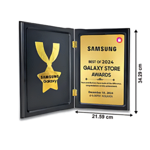 Book-Shaped Wooden Memento