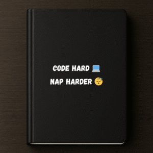 Code Hard Hardbound Notebook