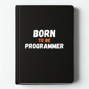 Born To Be Programmer Hardbound Notebook