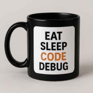 Eat Sleep Code Debug Patch Mug