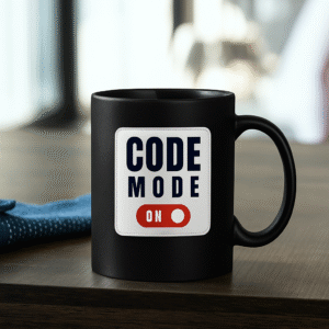 Code Mode ON Patch Mug