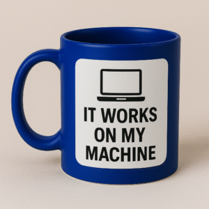 It Works On My Machine Patch Mug