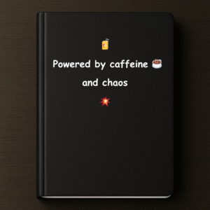 Powered by Caffeine Hardbound Notebook